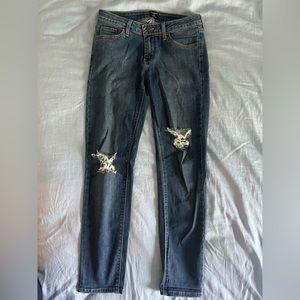 Just Black Distressed Jeans